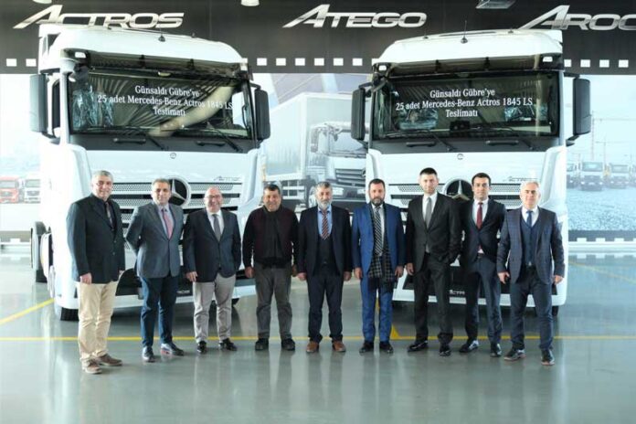 Mercedes-Benz Türk’ten 25 Adetlik Actros Teslimatı…