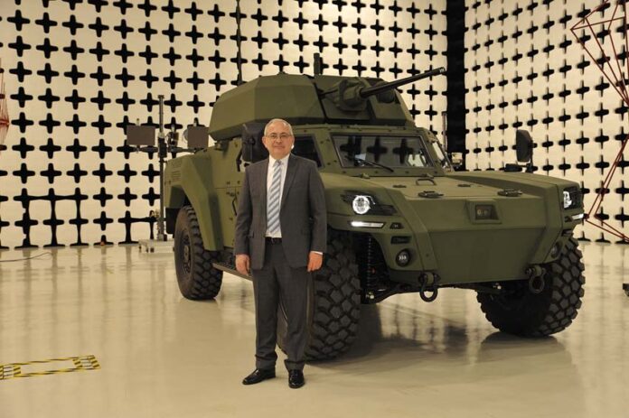 Otokar Türkiye’nin ilk elektrikli zırhlı aracını üretti