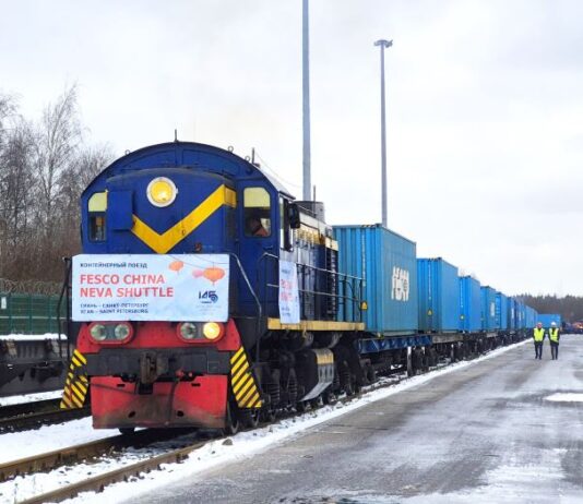 Fesco, Çin’den St. Petersbur’a İlk Doğrudan Tren Seferini Başlattı